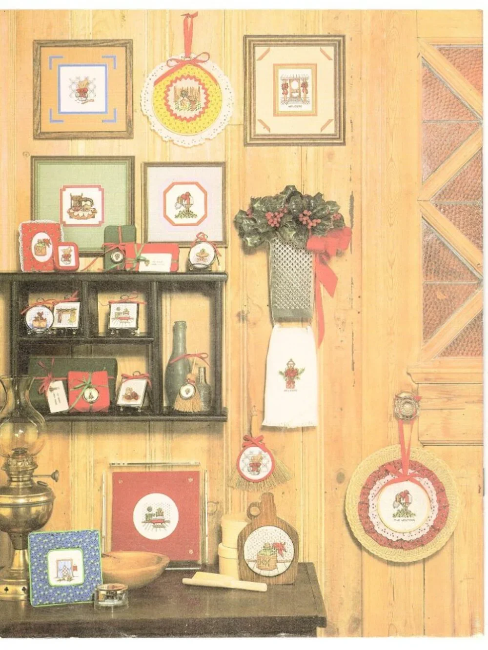 Country Christmas Classics Collection Two Vintage Cross-Stitch Pattern Book